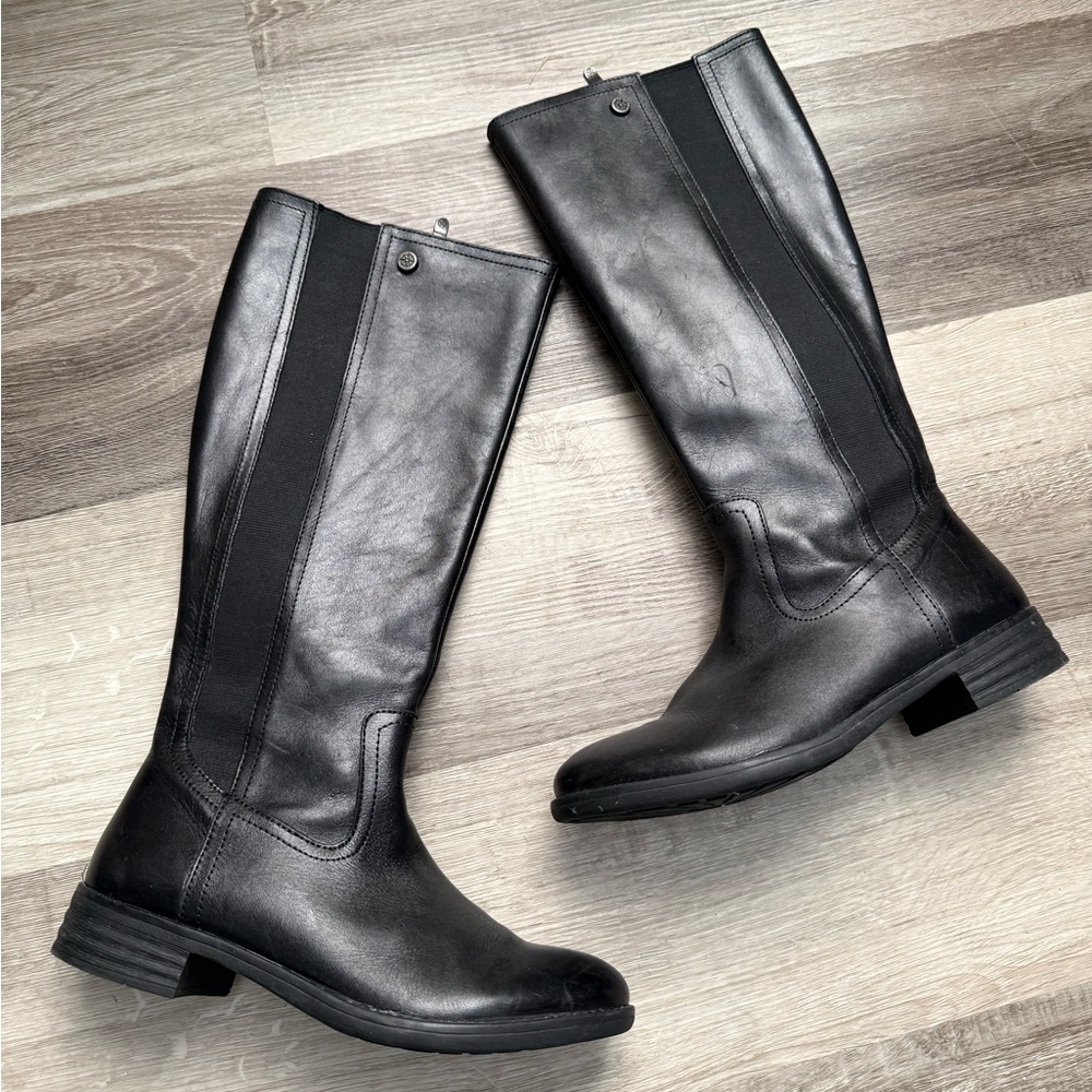 Bussola Black Over the Knee Boots